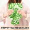 Mnsruu Monstera Hot Water Bottle with Cover, 2 L view 4