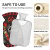 Mnsruu Christmas Wreath Hot Water Bottle with Cover, 2 L view 3