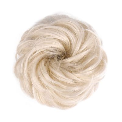 Synthetic Curly Donut Chignon Hairpiece – Messy Bun Scrunchie