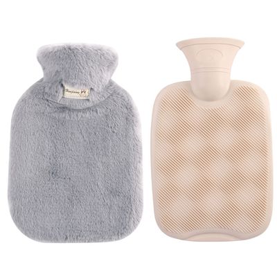 Runstarshow 2 L Hot Water Bottle with Fleece Cover