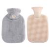 Runstarshow 2 L Hot Water Bottle with Fleece Cover view 1