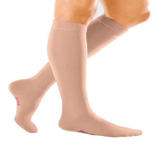 medi mediven forte Medical Compression Stockings, CCL 3, Women and Men, Class 3, Size III, Small Foot, Caramel