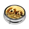 Round Pill Organizer with Two Compartments for Dogs view 2
