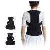 Medical Orthopedic Neck, Shoulder and Back Posture Corrector with Back Support, 2PP Fiber Strips (Red, Medium) (Red X) view 3