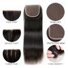 Brazilian Straight Human Hair Bundles with Closure, 3 Bundles, 8–36 in view 4