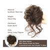 HIHELO Messy Bun Hairpiece, Synthetic Curly Bun Extension with Elastic Headband, Color A, Size 15 view 3