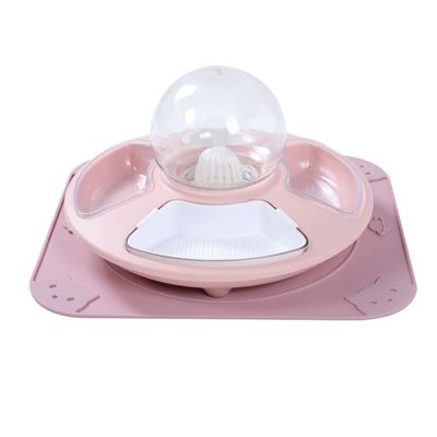 ACSUZ Automatic Drinking and Feeding Bowl for Dogs and Cats, B Powder