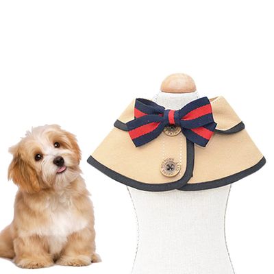 Mipcase Pet Cape Bib for Dogs and Puppies - Khaki