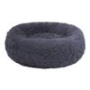 Calming Round Donut Dog Bed, 160 cm, Dark Gray view 1