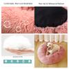 Calming Round Donut Dog Bed, 160 cm, Dark Gray view 2