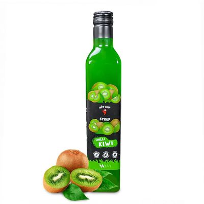 HOT CHIP Kiwi-Chili Syrup, 550 ml – Fruity, Mildly Spicy, Vegan