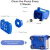 Zalati Cat Water Fountain Pump, Ultra-Quiet, USB, 6 ft Cord, LED Display, Blue view 4