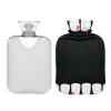 1 L Hot Water Bottle with Soft Velvet Cover view 2