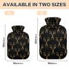 2 L Hot Water Bottle with Soft Velvet Cover view 3