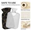 2 L Hot Water Bottle with Soft Velvet Cover view 4