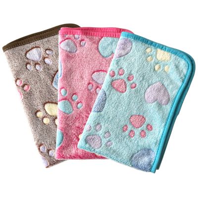 Fayemint 3-Pack Fluffy Washable Pet Blankets for Dogs, Cats and Small Pets