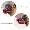 Dog Muzzle for Bite Prevention, Breathable Mesh and Durable Nylon with Adjustable Strap, Gray, XL view 4