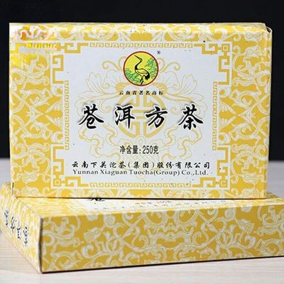 Cang Er Fangzhuan Brick-Aged 250g Raw Pu-erh Tea, 2011 Xiaguan Sheng