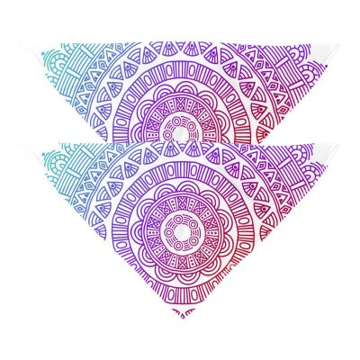 Ethnic Mandala Dog Bandanas, 2-Pack