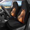 Kuiaobaty Brown Car Seat Covers, 2-Pack, Front Seats, 3D Horse Design view 2