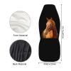 Kuiaobaty Brown Car Seat Covers, 2-Pack, Front Seats, 3D Horse Design view 4