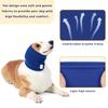 2 Dog Ear and Neck Protectors, Calming Pet Noise Dampeners, Comfortable and Anxiety-Reducing, Winter Dog Headwear (S, Blue, Gray) view 3
