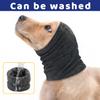 2 Dog Ear and Neck Protectors, Calming Pet Noise Dampeners, Comfortable and Anxiety-Reducing, Winter Dog Headwear (S, Blue, Gray) view 4