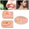 Luqeeg Soft Silicone Ear, Nose and Mouth Model Set for Piercing and Suture Practice (1#) view 3
