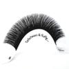 EASY FAN LASHES, C Curl, Self-Fanning, EASY PEEL, Soft Black, Volume Lashes for Lash Extensions (0.07, 8 mm) view 3