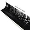 EASY FAN LASHES, C Curl, Self-Fanning, EASY PEEL, Soft Black, Volume Lashes for Lash Extensions (0.07, 8 mm) view 4