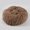 Lukery Fluffy Round Donut Dog Bed and Cat Bed, Curry, 70 cm view 1