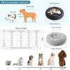Lukery Fluffy Round Donut Dog Bed and Cat Bed, Curry, 70 cm view 2