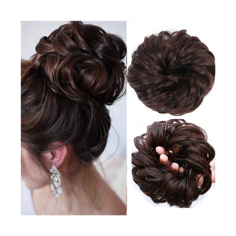 1-Piece Synthetic Messy Hair Bun Hairpiece