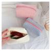 1 Pc. Cute Faux Fur Makeup Bag for Women, Purple view 3