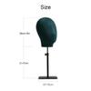 Male/Female Mannequin Wig Display Head with Adjustable Stand, Purple view 3