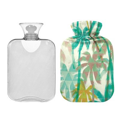 Mnsruu Tropical Summer 2 L Hot Water Bottle with Cover
