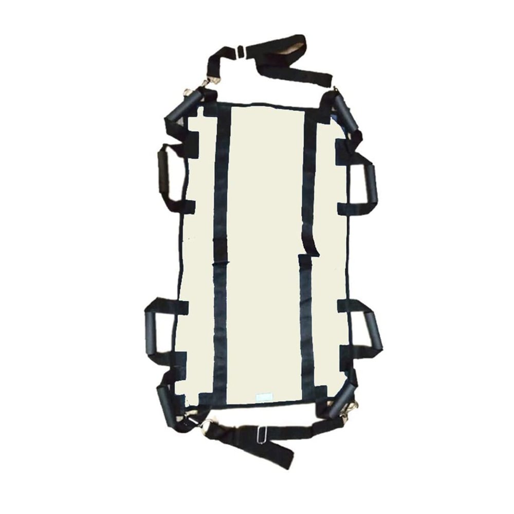 Samnuerly Heavy-Duty Patient Transfer Sling with Handles, Washable, White