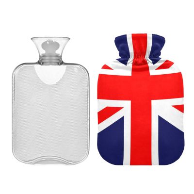 Hot Water Bottle with England Flag Cover, 1 L