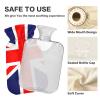 Hot Water Bottle with England Flag Cover, 1 L view 3