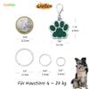 ArtInst Personalized Dog Tag - Paw Shape view 3