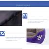 YURRO Washable Reversible Orthopedic Dog Bed, XL view 2