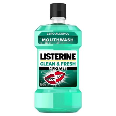 LISTERINE Clean & Fresh Mouthwash, 500 mL