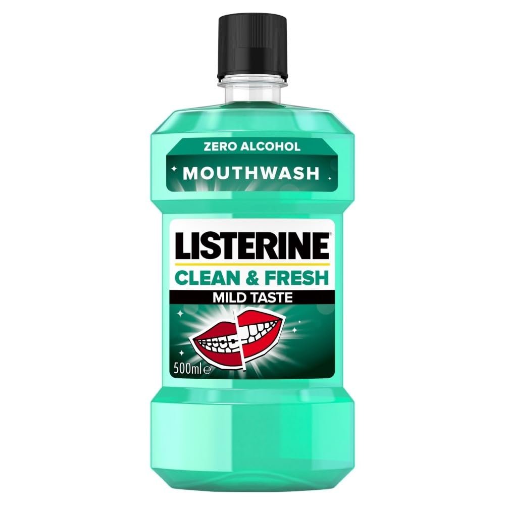 LISTERINE Clean & Fresh Mouthwash, 500 mL