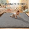 Paco Home Kids' Room Rug, Round, 200 cm, Gray view 4