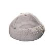 Pet Tent Cat Bed, Plush Donut Bed with Non-Slip Base view 1