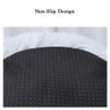 Pet Tent Cat Bed, Plush Donut Bed with Non-Slip Base view 3