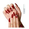 Christmas Press-On Nails with Elk, Tree, Gingerbread, Snowflake and Santa Designs view 1