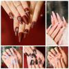 Christmas Press-On Nails with Elk, Tree, Gingerbread, Snowflake and Santa Designs view 4
