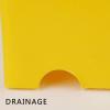 MFFIRE Portable Curb Ramp for Cars and Wheelchairs, 1-Piece Curb Ramp with Textured Surface, for Curbs, Garages, Loading Areas or Driveways, Yellow, 50 x 27 x 11 cm view 3