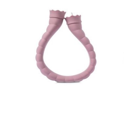 CTLH20 710 ml U-Shaped Silicone Hot Water Bottle with Knitted Cover, Smart Purple